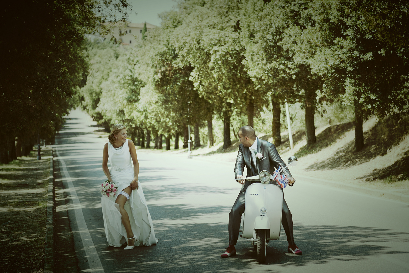 Beautiful vintage Vespa and not just...