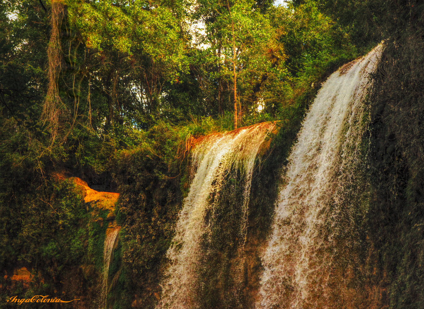 beautiful waterfall