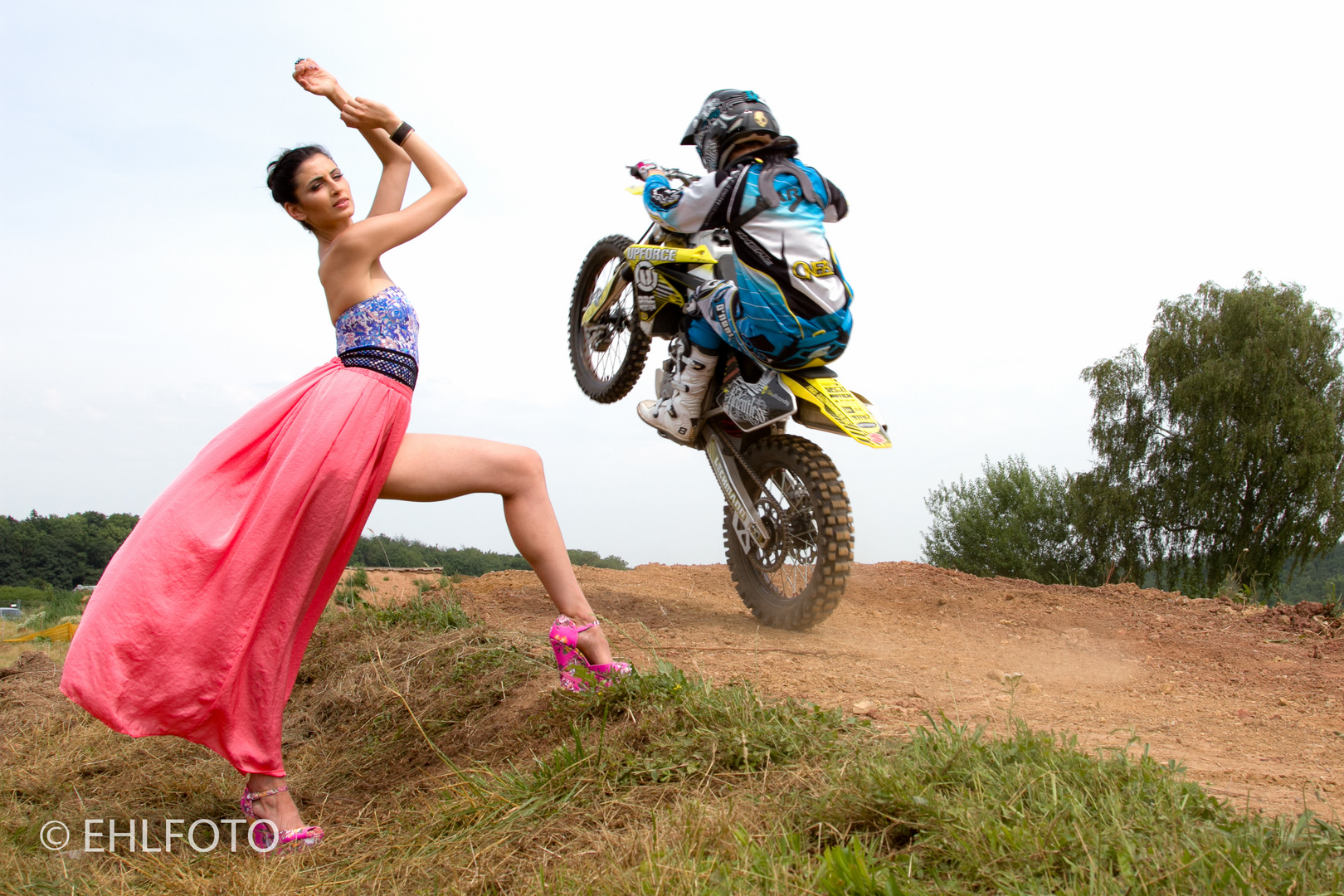 Beauty and Moto-Cross