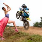 Beauty and Moto-Cross