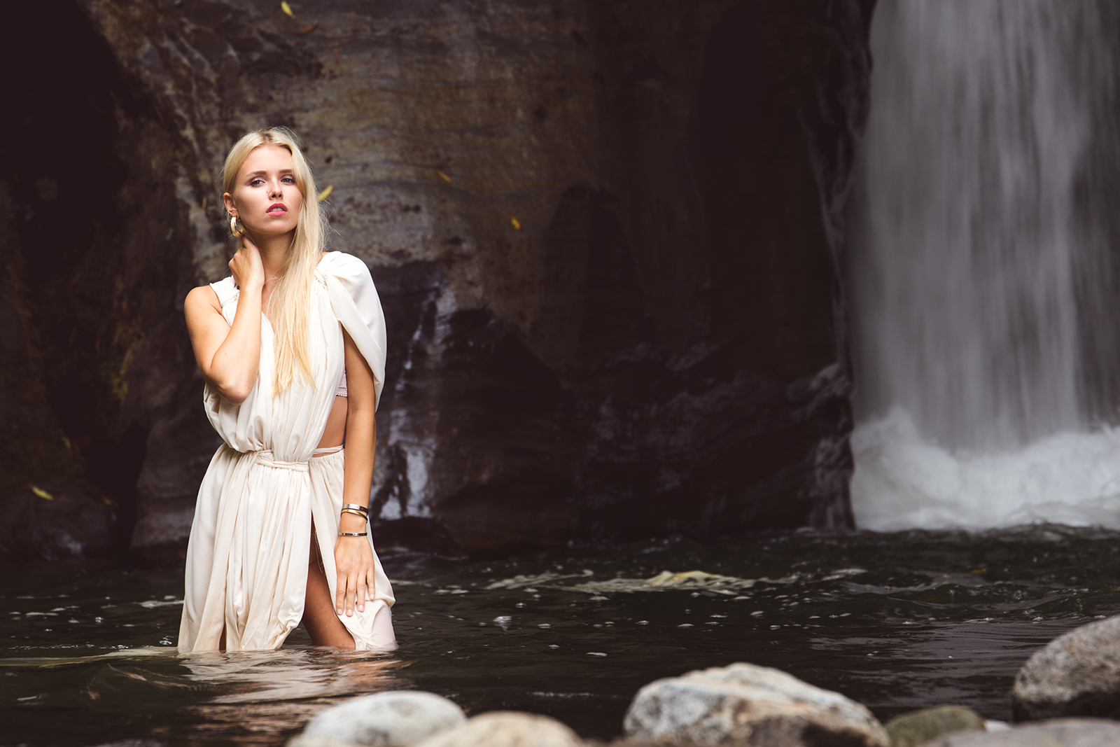 Beauty at the waterfall