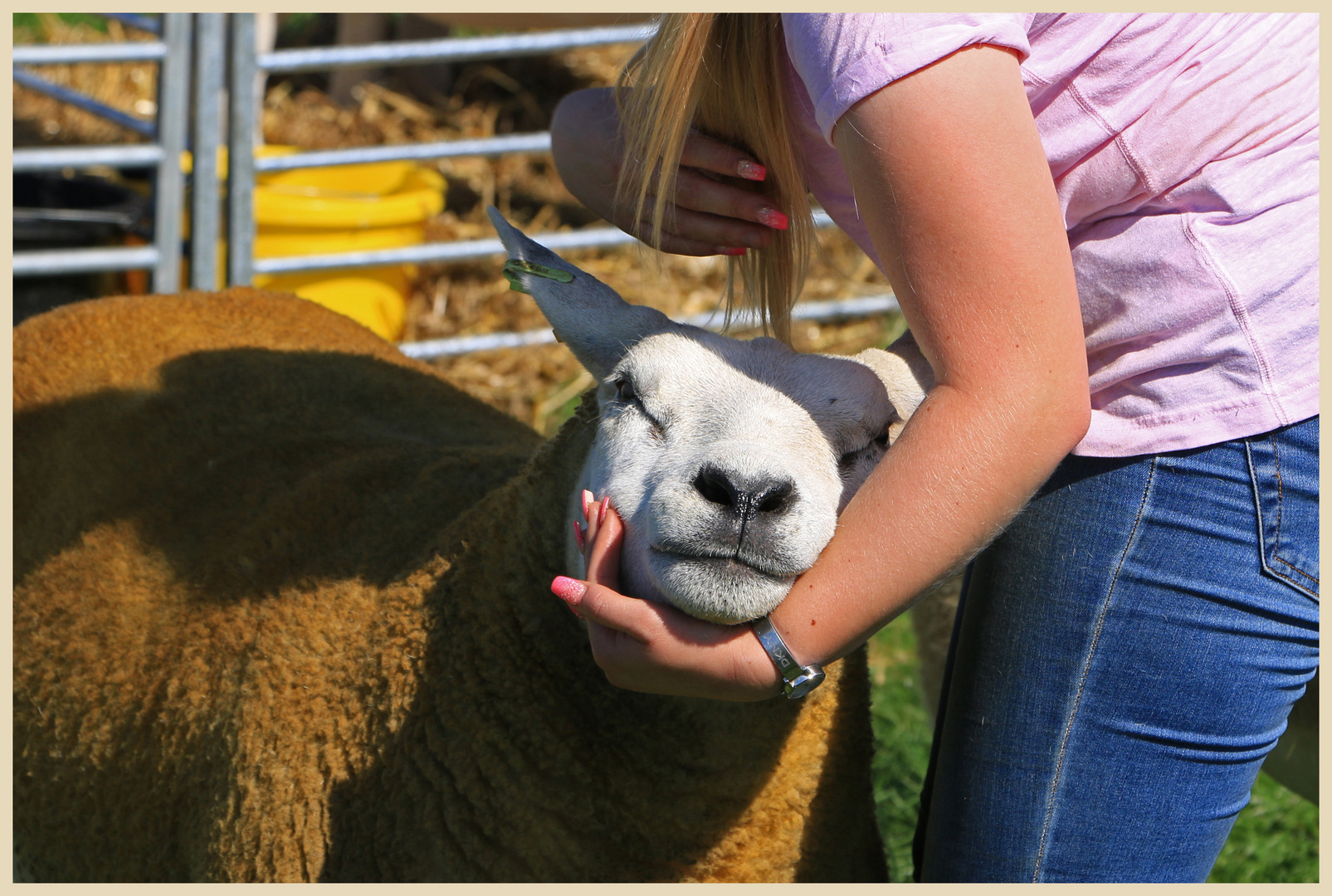 beauty contest at Reeth Show