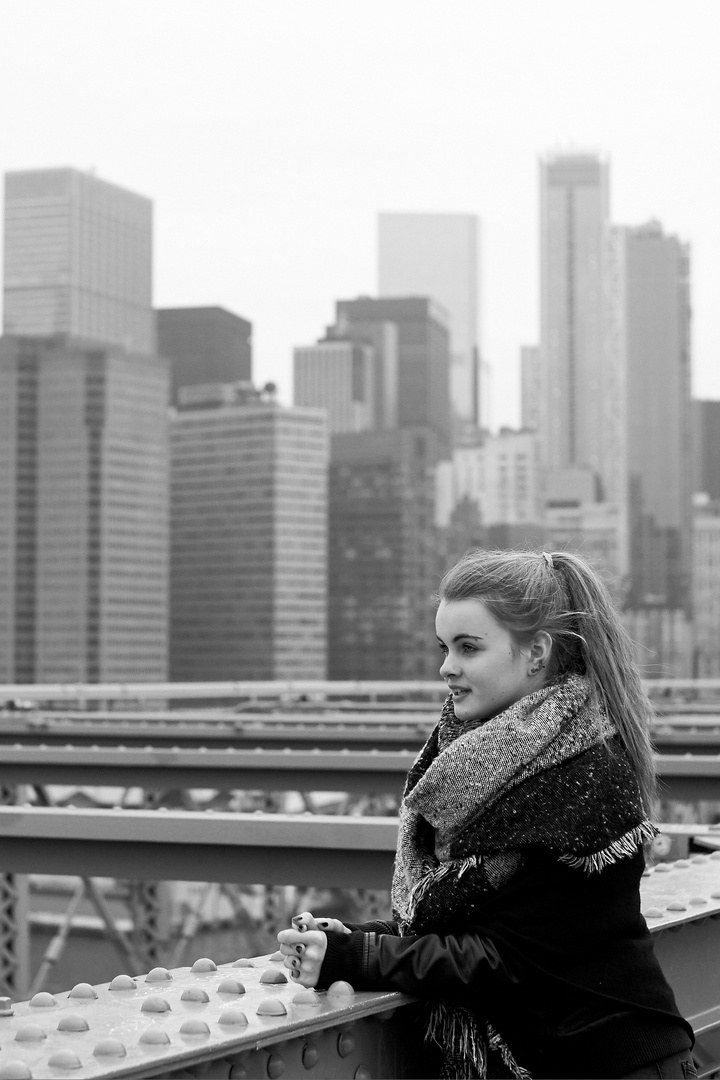 Beauty on  Brooklyn Bridge