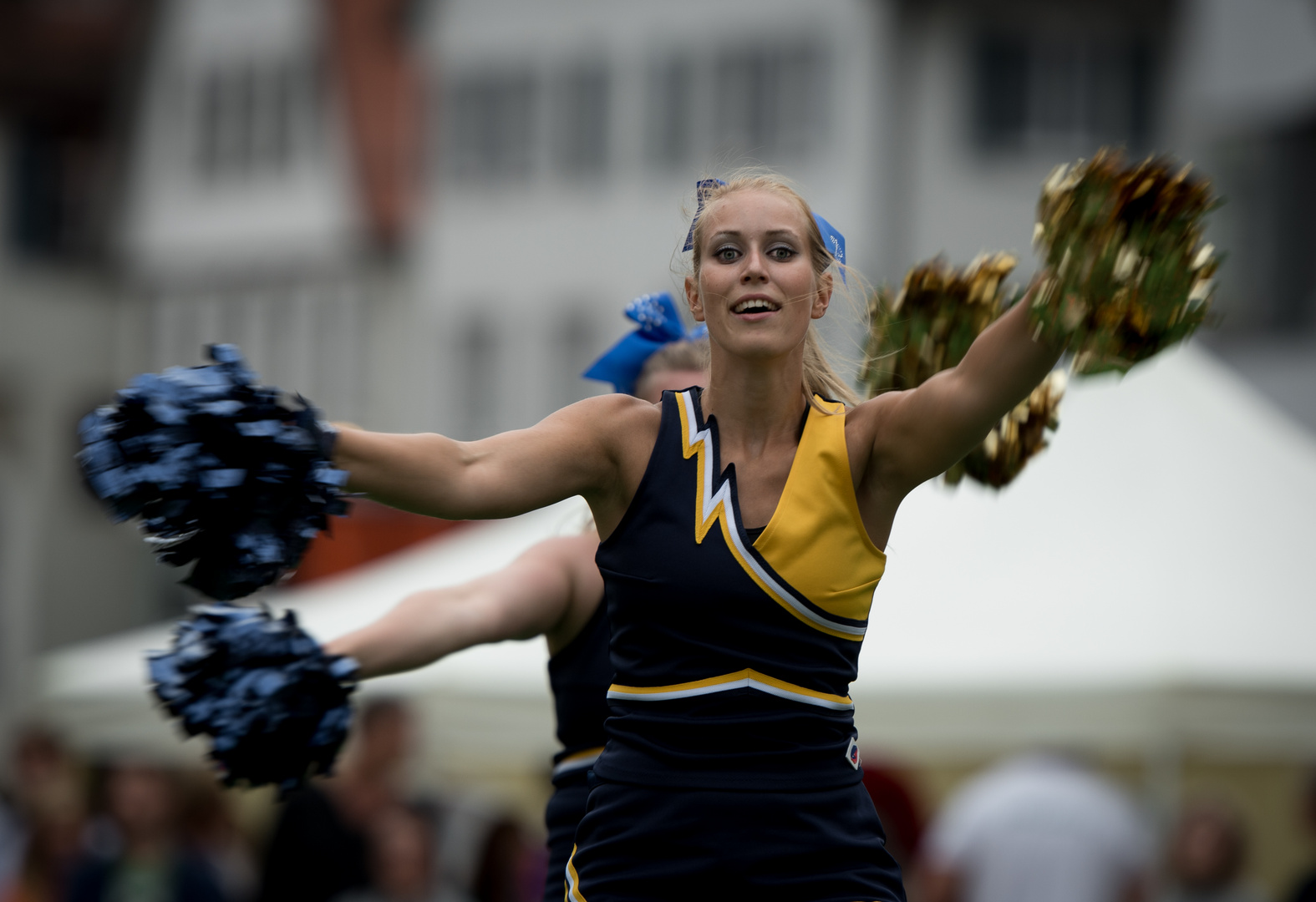 Beaverettes beim Rahmenprogramm Kugelstoßen