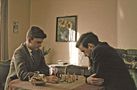 Zwei Brüder beim Schachspiel - wie dazumal by Christine Ge.