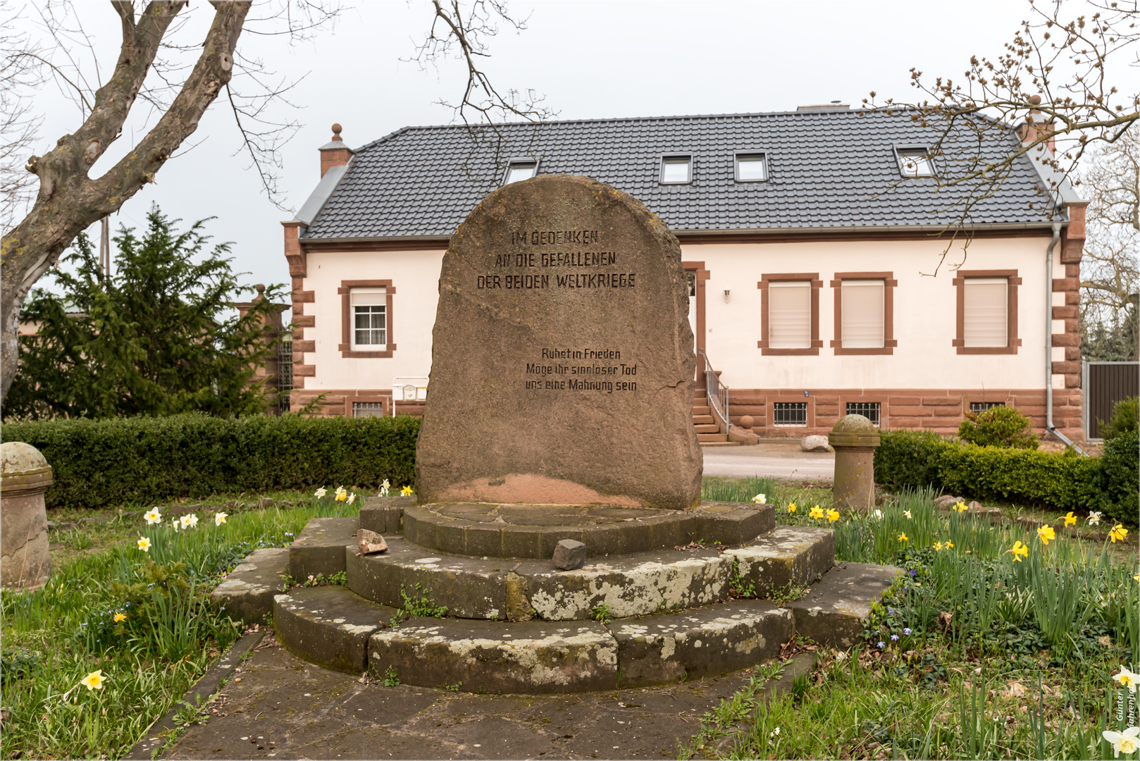 Bebertal, Gedenkstein