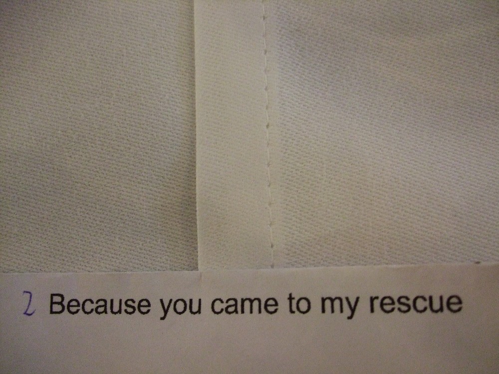 because you came to my rescue