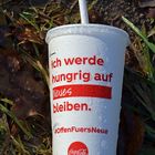 Becher: Offen für Neues – Coca Cola