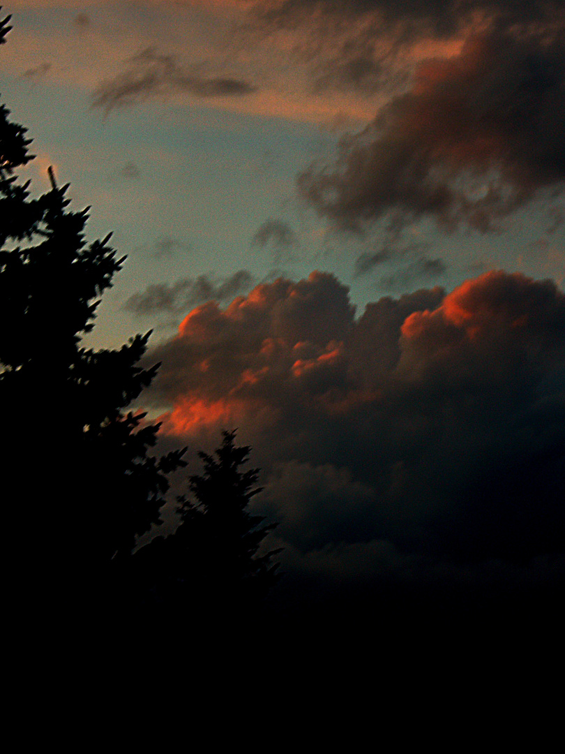 Bedrohliche Gewitterwolken; was kommt auf uns zu?