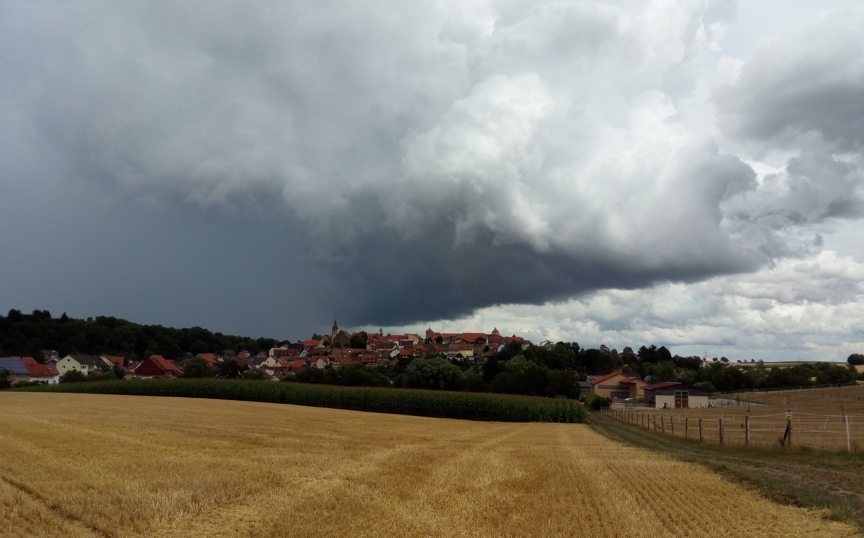 Bedrohliche Wolken