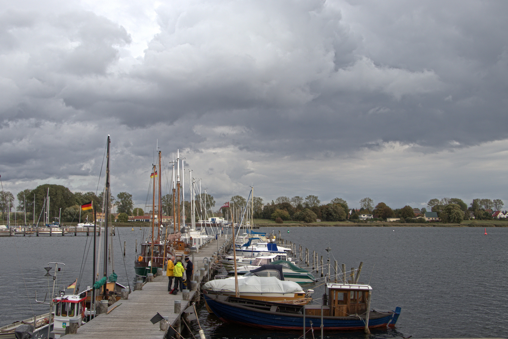 bedrohliche Wolken