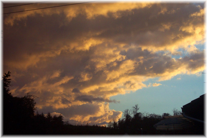 bedrohliche Wolken