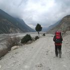 Bedrohliche Wolken über dem Gandaki Tal