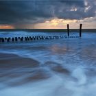 Bedrohliche Wolken über der Nordsee