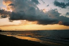 Bedrohliche Wolken verdecken die Sonne