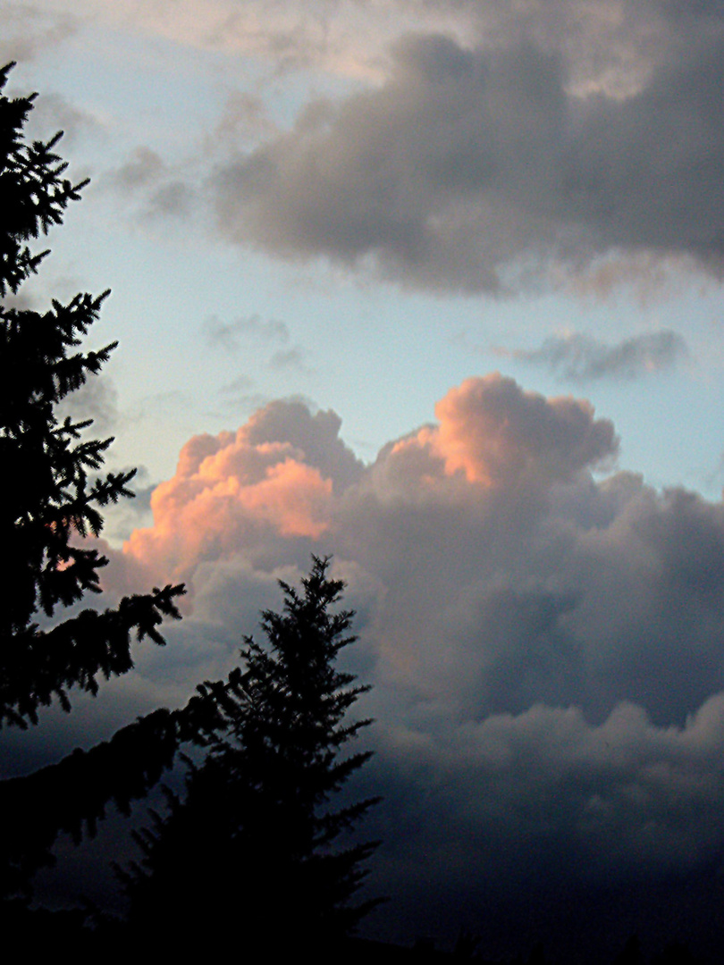 Bedrohliche Wolkenformation