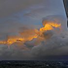 Bedrohliche Wolkenfront auf dem Atlantik