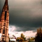 Bedrohlicher Himmel über Strasbourg