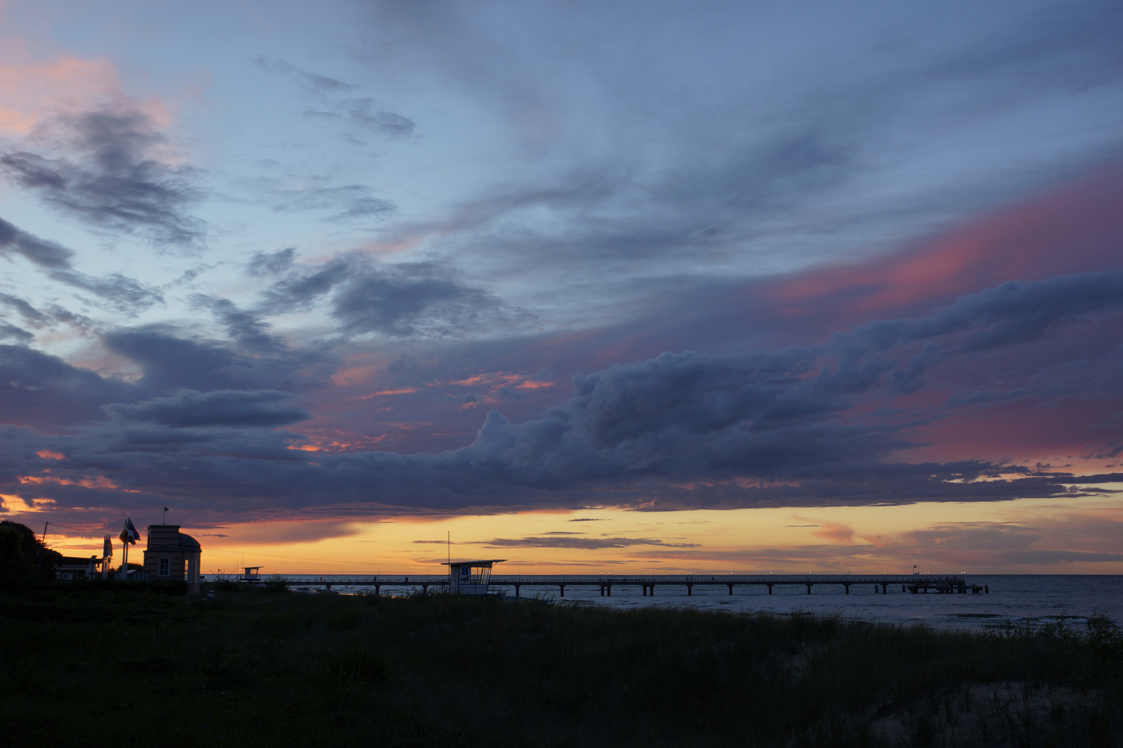 Bedrohlicher Sonnenuntergang