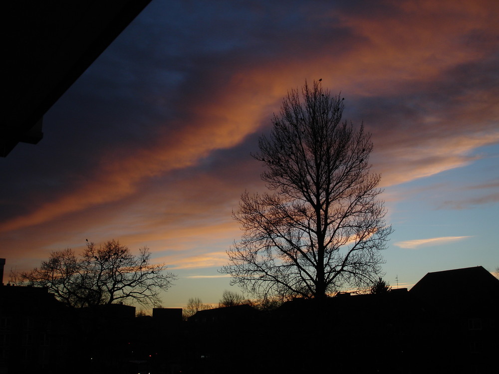 Bedrohlicher Wolkenvorhang