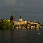 Bedrohliches Wetter über Prag