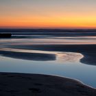 Bedruthan Steps nach Sonnenuntergang