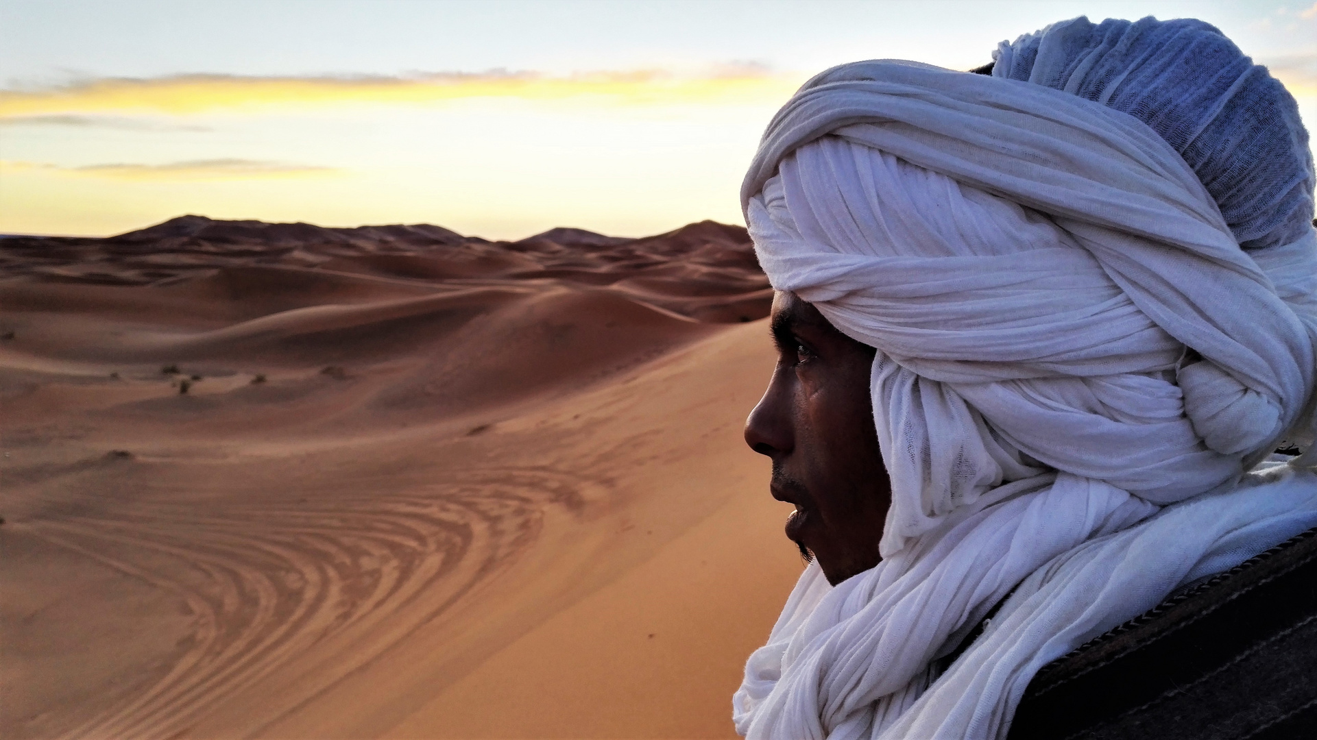 Beduine in der Wüste