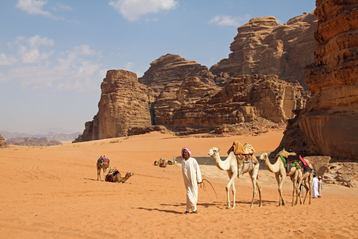 Beduinen im Wadi Rum