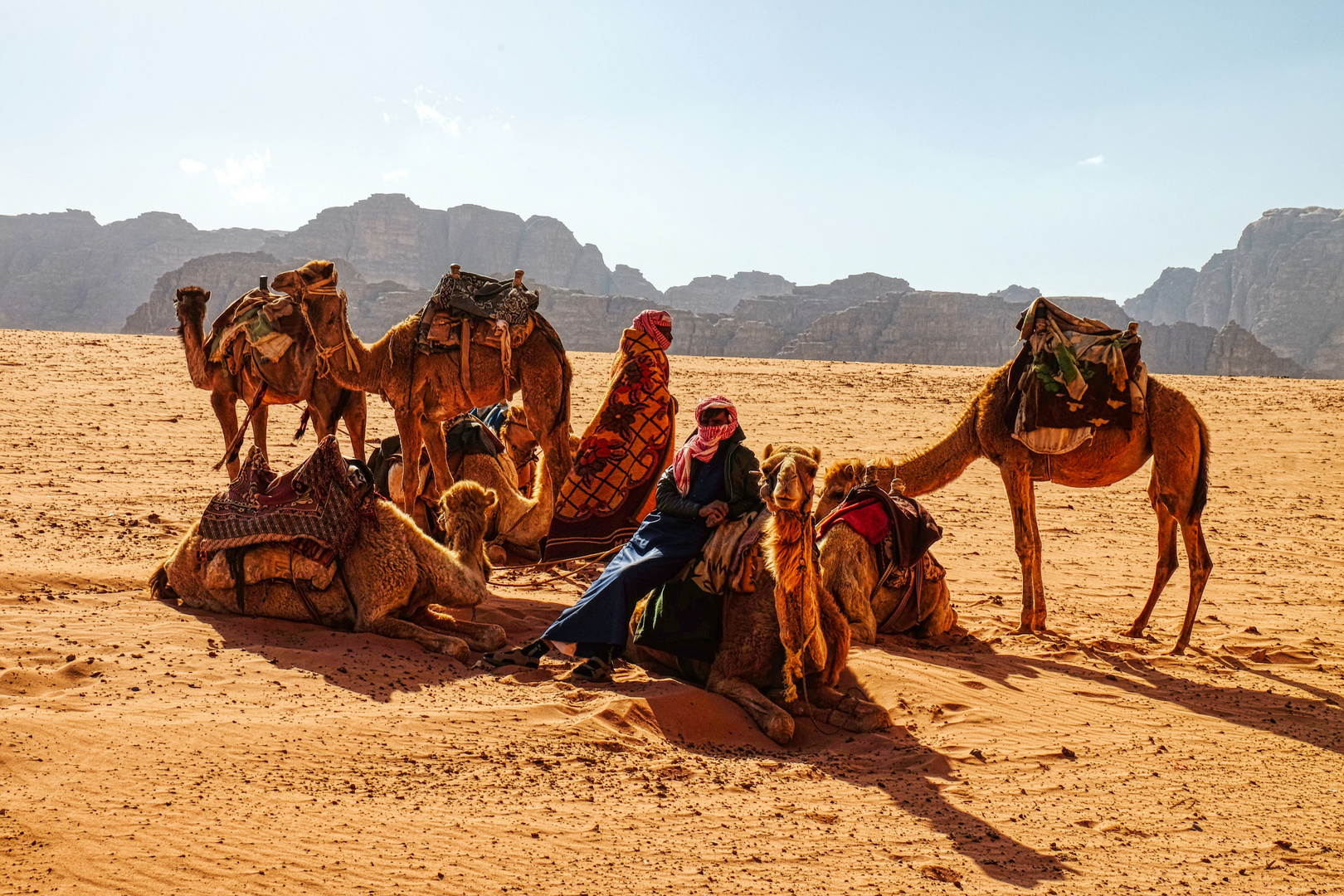 Beduinen im Wadi Rum