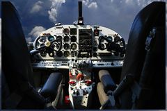 Beech 18 cockpit