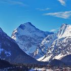 Beeindruckende  Gipfel über dem Achensee für uns bei herrlichem Winterwetter