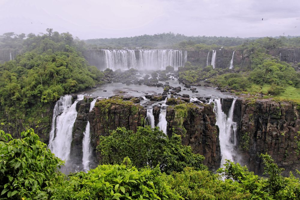 beeindruckende Iguazu-Wasserfälle