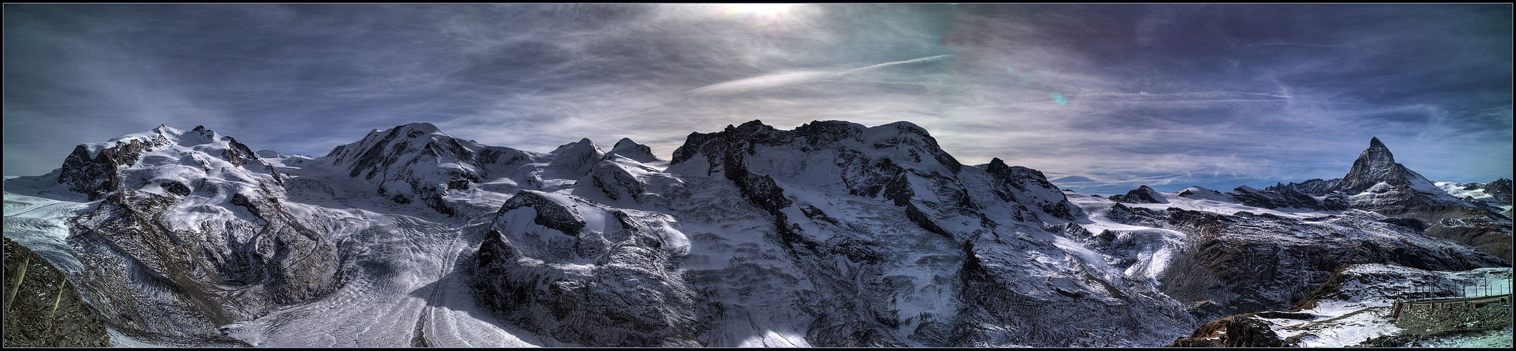 Beeindruckende Zermatter-Bergwelt