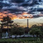 beeindruckender Himmel über Paris
