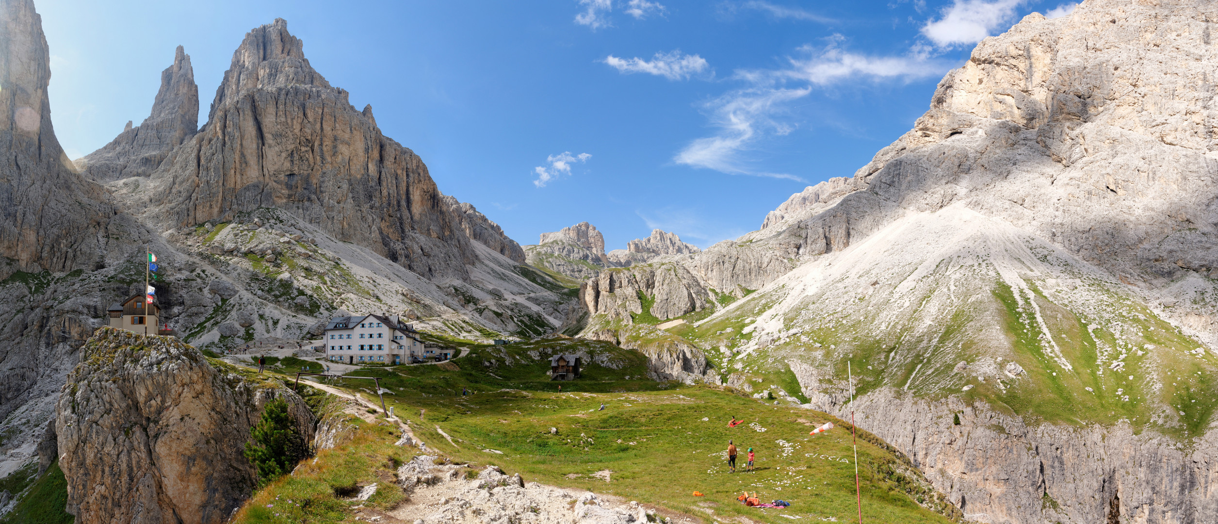 Beeindruckender Rosengarten