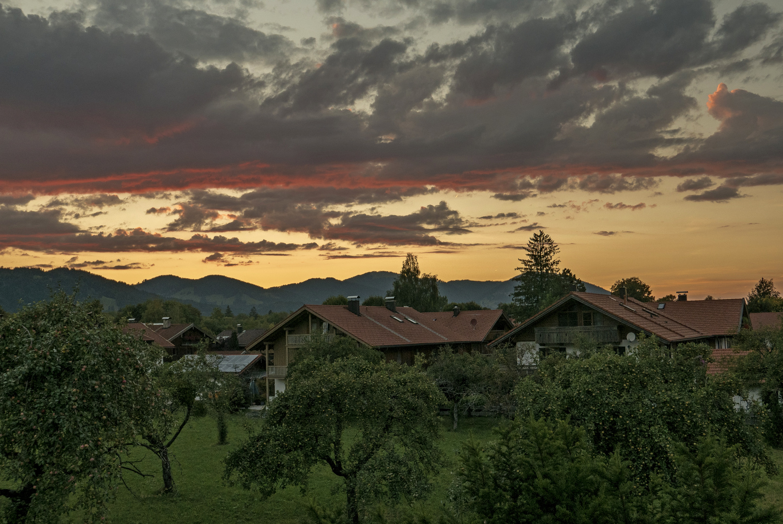 Beeindruckendes Abendrot!