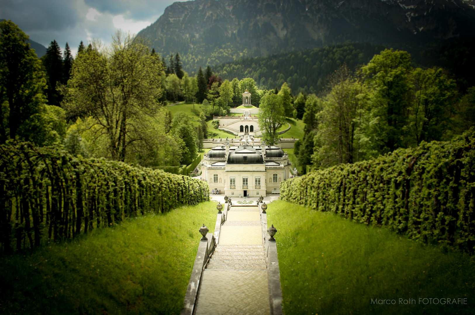 Beeindruckendes Schloss des Königs