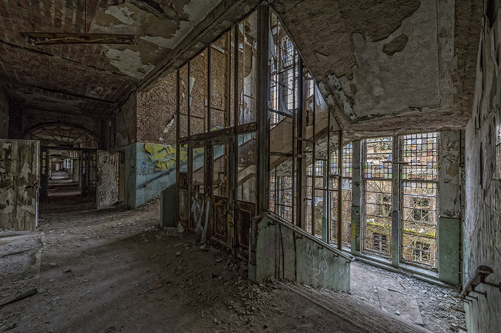 Beelitz Heilstätten - Aufzugtreppenhaus