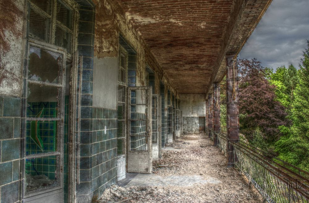 Beelitz Heilstätten Chirugie Balkon