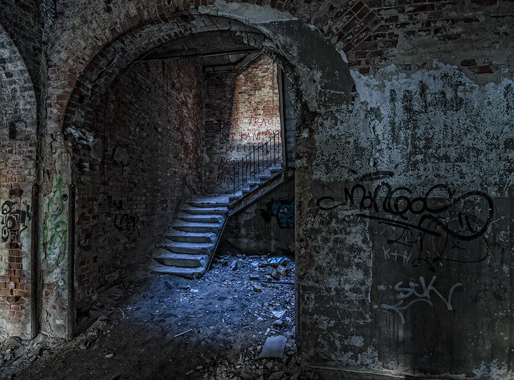 Beelitz Heilstätten - die Treppen ins Licht