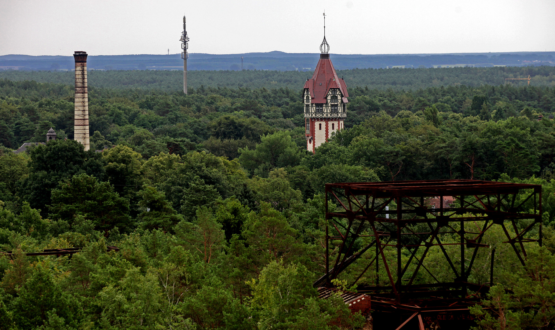 Beelitz Heilstätten - über den Baumkronen