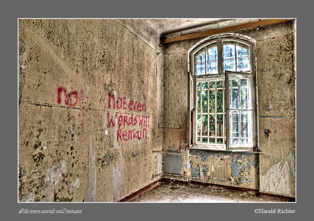 Beelitz - Not even words will remain