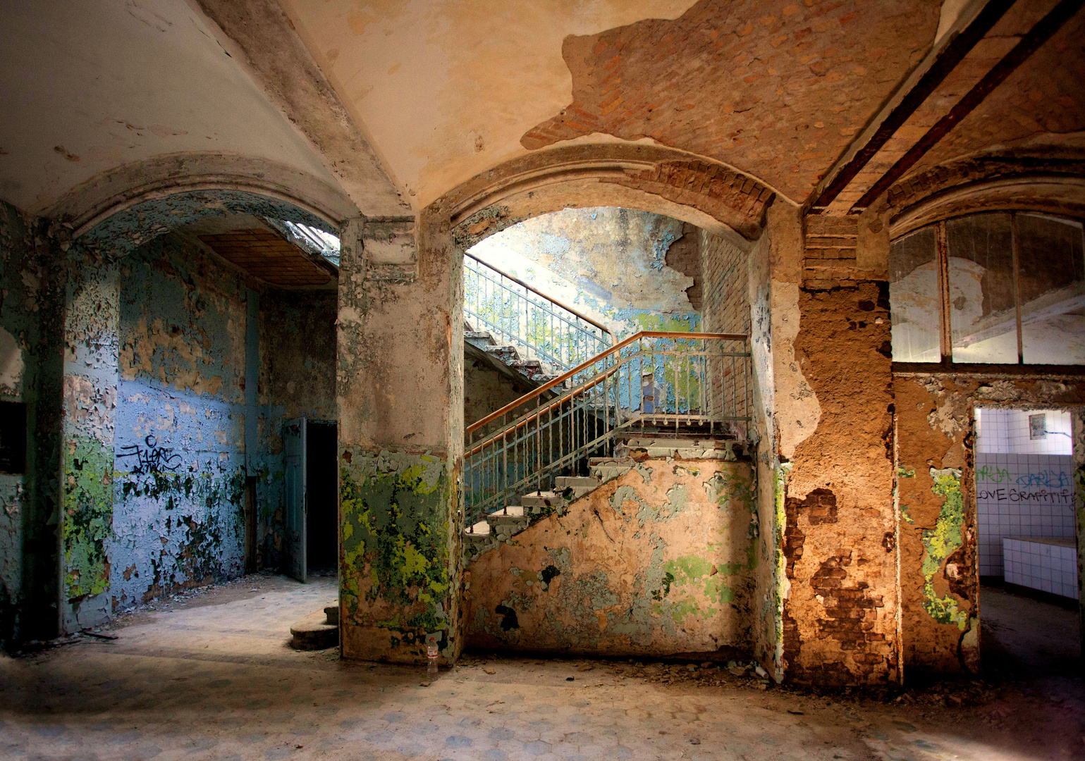 Beelitz - Treppenhaus im Männertrakt