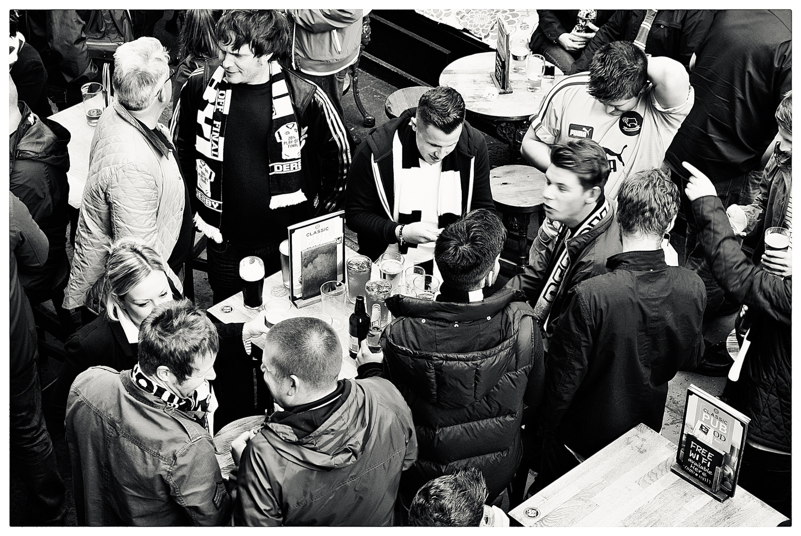 beers at Covent Garden