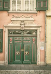 Beethoven-Haus Bonn,eine Teilansicht,ein vorher und nachher Bild 