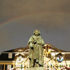 Beethoven mit Regenbogen