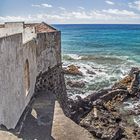 Befestigung und Strand Corpo Santo Vila Franca do Campo