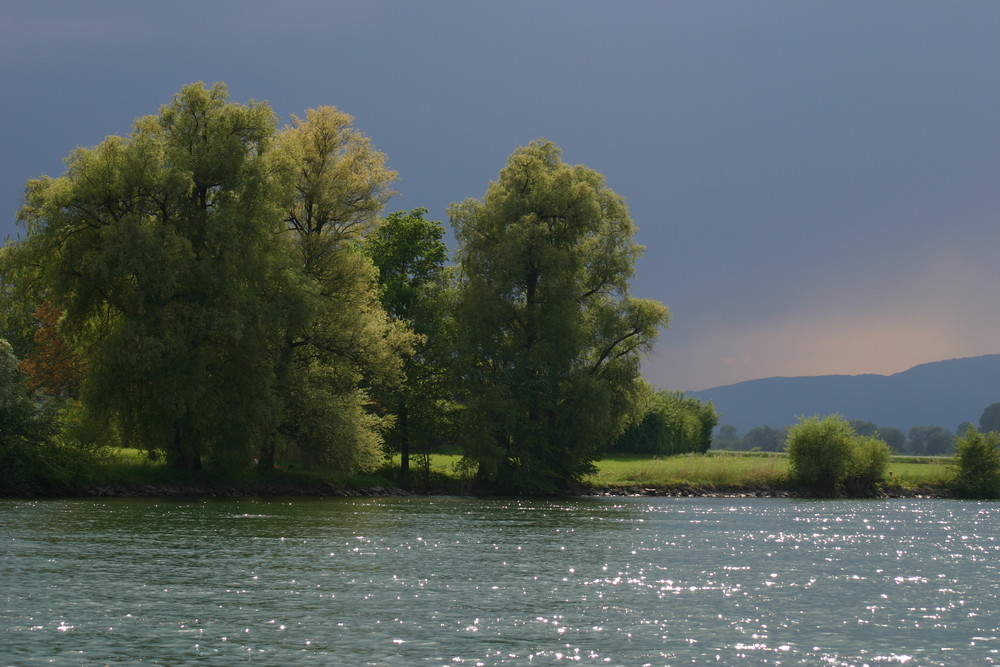 before a thunderstorm