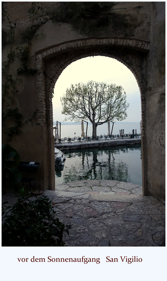 before sunrise   San Vigilio  Garda