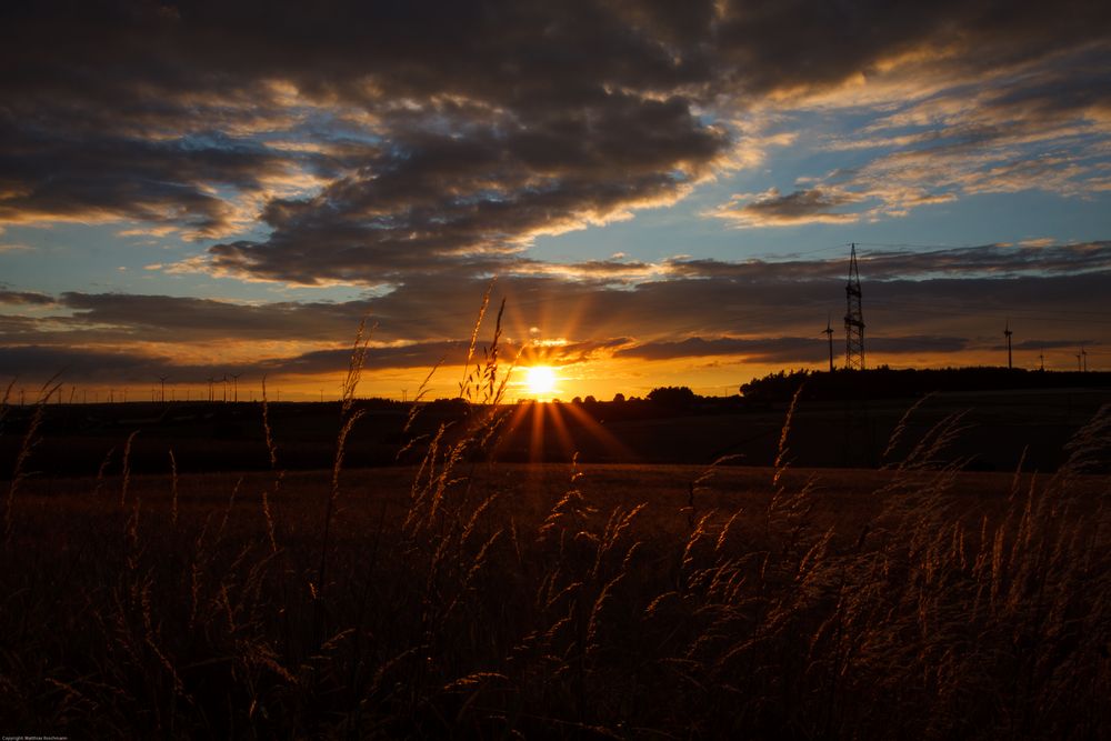 before sunset